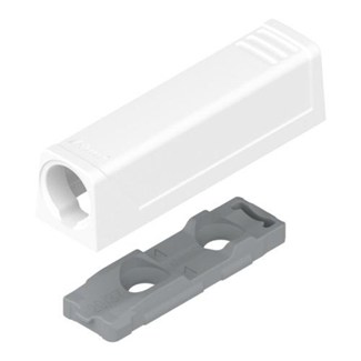 blum TIP-ON Adapterplaat recht*maat A20/17 Kleur: SEIW zijdewit