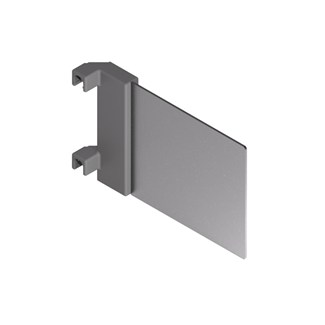 Menage confort Chic Line tussenschot antraciet b25xh85xd143mm