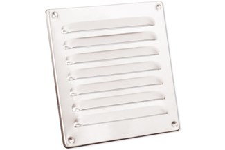 Nedco schoepenrooster alu. 155 x 155 mm
