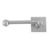 Dauby toiletrolhouder enkel - Pure Plus Square - mat wit brons - 150 mm - links