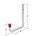 HANG ERAAN ophang-/wandhaak - 8502 - staal verzinkt- 302x250x91mm