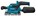 Makita vlakschuurmachine - DBO381ZU - 18 V - met AWS zender - excl. accu en lader - in doos