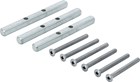 Hoppe hefschuif montageset - tbv greep binnen + korte hals buiten - M6x75/80