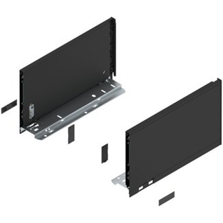 blum LEGRABOX zijkant L+R  C-hoogte, 300mm Kleur: carbon zwart