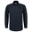 Tricorp werkhemd - Casual - lange mouw - basis - marine blauw - L - 701004