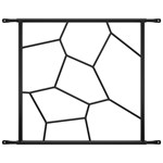 SecuBar Siertralie Deco 1 - Op het kozijn - Blackline - 540x525mm