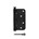 Intersteel kogellagerscharnier - 89x89x2,5 mm - tot 70 kg - afgerond - mat zwart