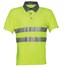 HAVEP polo -  High Visibility - 10015 - fluor geel/grijs - maat L