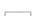 Dauby houder + 2 lange eindsteunen - Pure Plus Square - verouderd ijzer zwart - 1000 mm