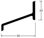 Roval lekdorpelprofielen - aluminium