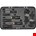 XHANDER aluminium gereedschapskoffer 112-delig 