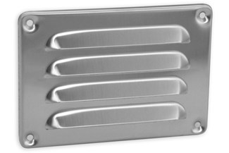 Nedco schoepenrooster alu. 130 x 90 mm