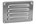 Nedco schoepenrooster alu. 130 x 90 mm