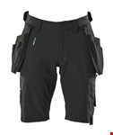 Mascot Advanced short - 17149-311 - afritsbare spijkerzakken - zwart - maat C42