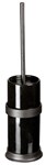 Dauby toiletborstel houder - Pure Plus - verouderd ijzer zwart - blackpot