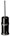 Dauby toiletborstel houder - Pure Plus - verouderd ijzer zwart - blackpot