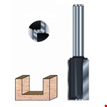 ENT groeffrees HM - 8 x 30 x 90 mm - met HM grondmes - kolf 8 mm