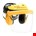 3M™ PELTOR™ Optime™ I Headgear hoofdkap/gelaatsscherm combinatie voor industrie - G500V5F11H51-GU 