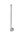 Dauby toiletrolhouder enkel - Pure Plus - mat wit brons - 350 mm - links