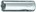GEDORE dopsleutel - 1/4" - lang - 6-kant - 5mm