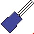 Klemko geisoleerde pensteker - A 2519 SR * - 27 A - 1.04-2.63 mm² - blauw
