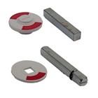 AMI Rood/wit 5mm plaatje ster gat zak à 5st