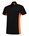 Tricorp Workwear 202002 Bi-Color unisex poloshirt Zwart Oranje XS