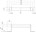 Intersteel deurgreep - 200 x 25 mm - mat zwart