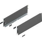 Blum MERIVOBOX zijkant K-hoogte, R+L, 500mm Kleur: orion grijs