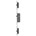 Nemef meerpuntssluiting krukbediend - Comforte EasyExit - Elektro-mech. - doornmaat 65 mm - PC 72 mm - 1950 mm - 4918/11 - draairichting 1/4 = DIN Ls