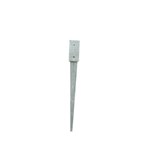 Gebr. Bodegraven paalhouder - met punt - 91 x 91 x 900 mm - verzinkt