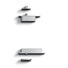 FritsJurgens Taatsdeurset System Fx 70 mm Klasse C rechthoekig - RVS