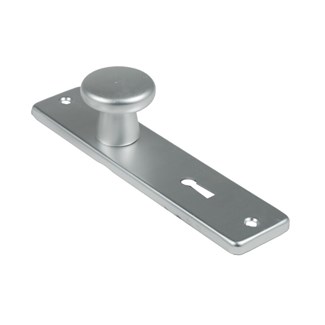 Ami knopschild aluminium f2 rechthoekig sleutelgat 56 165/4rh-160/40