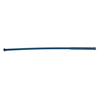Gebr. Bodegraven stootijzer - met knop/vierkant - 1400/400xØ28mm - blauw