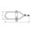 DX draadspanner - gegalvaniseerd - 105 mm - nr. 3 - DS105