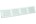 Nedco schoepenrooster alu. 500 x 90 mm