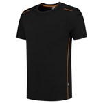 Tricorp 102703 T-shirt Accent zwart-oranje XS