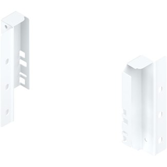 blum Rugwandhouder B set voor TANDEMBOX  voor houten rugwand  Kleur: Zijdewit