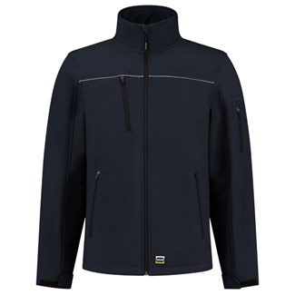 Tricorp softshell jack - Workwear - 402006 - marine blauw - maat XXL