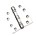 BSW kogellagerscharnier - gegalvaniseerd - 89x89 mm - BB 802 GV