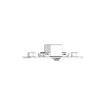 KFV sluitplaat SFP PE26-2F-passief draairichting 3