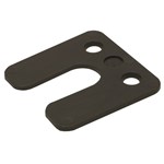 Gebr. Bodegraven drukplaten - met sleuf - 3 mm - kunststof - zwart - 240 st