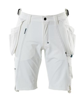 Mascot Advanced short - 17149-311 - afritsbare spijkerzakken - wit - maat C68