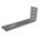 Gebr. Bodegraven muurplaathoek - 120x290mm - 70x8mm - verzinkt