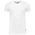 Tricorp T-Shirt elastaan slim fit V-hals - Casual - 101012 - wit - maat XXL