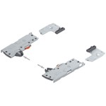 blum TIP-ON BLUMOTION SET eenheid L+R, 10-20kg voor LBX en MOV NL 270-349mm, inclusief meenemers en koppelstuk voor synchronisering Kleur: R7035 lichtgrijs