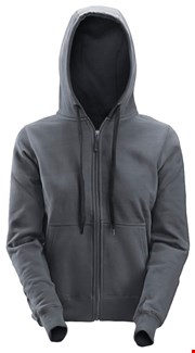 Snickers Workwear dames zip hoodie - 2806 - staalgrijs - maat XS