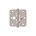 AXA veiligheids kogellagerscharnier - SKG** - 76x76mm - RVS afgerond - 1543-24-81VE
