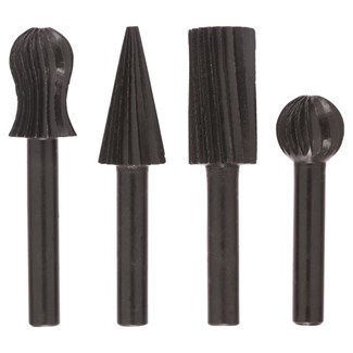 Bosch houtraspen en vijlen set 4-delig