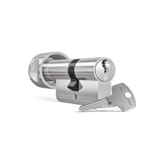 DOM knopcilinder - 333BK6 Plura SKG3 - 30-K30mm - set à 3 stuks gelijksluitend